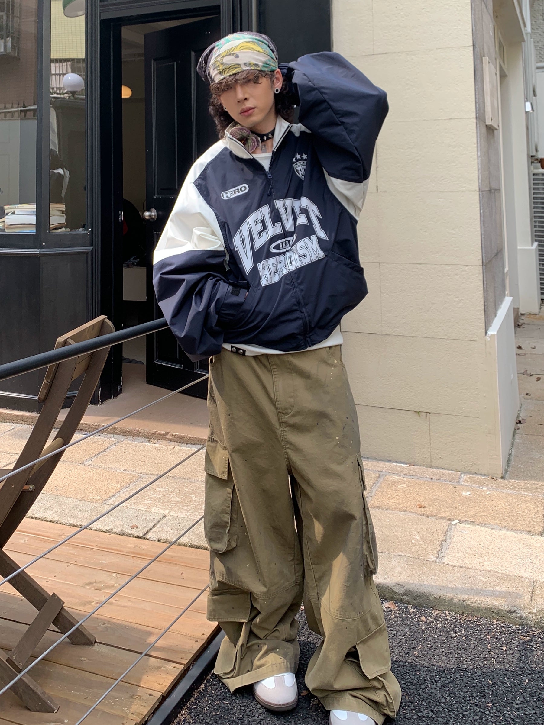 POH Stitched Short Flight Sports Zip Jacket