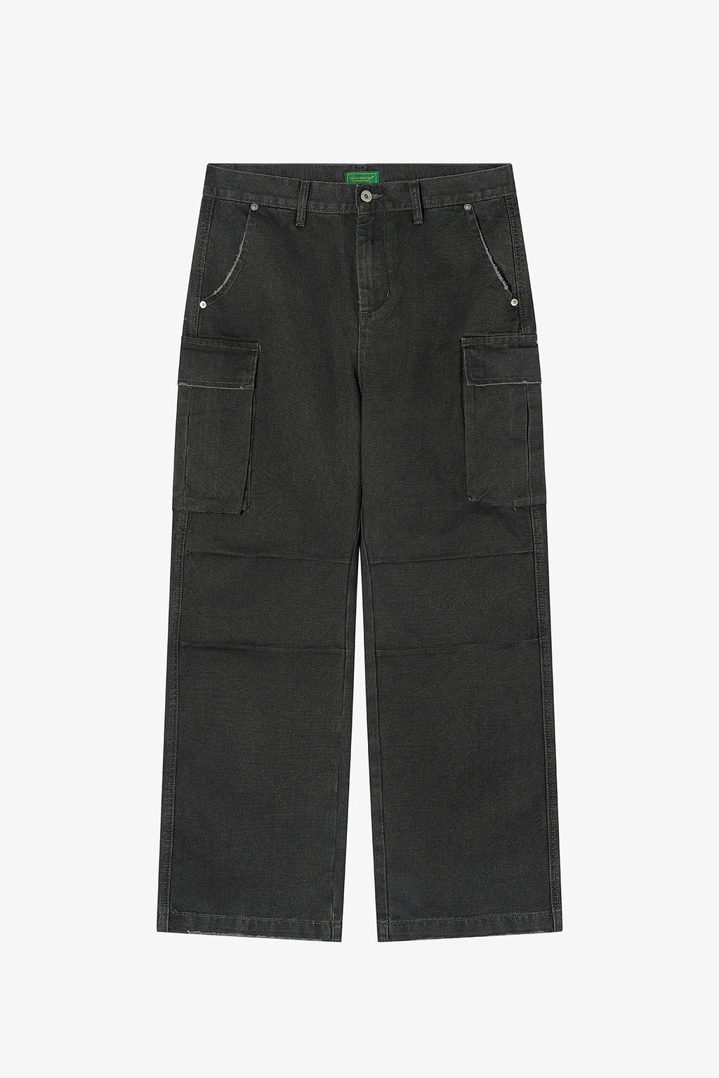 NO LOGO Straight Loose Washed Old Overalls