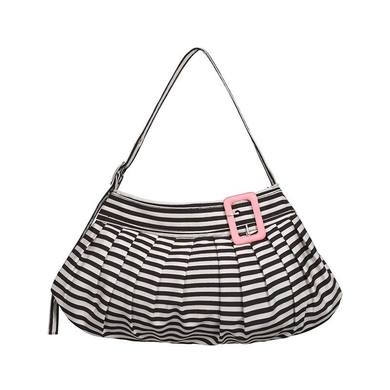 Costustoot Striped Polka Dot Underarm Shoulder Bag