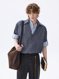 CHOR Premium Double Neck Fake Two-piece Short Sleeve Shirt