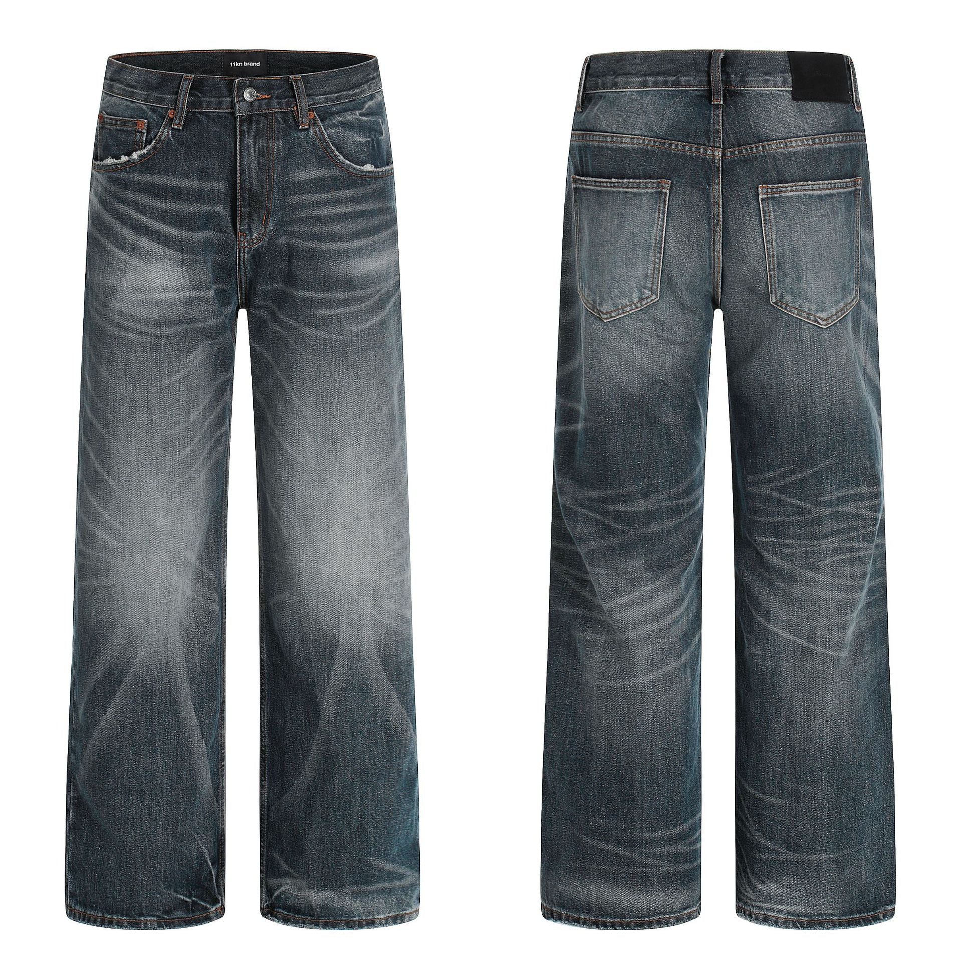 11KN Retro Ripped Jeans