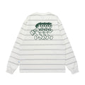 BENT IDEA Loose Versatile Striped Long Sleeves