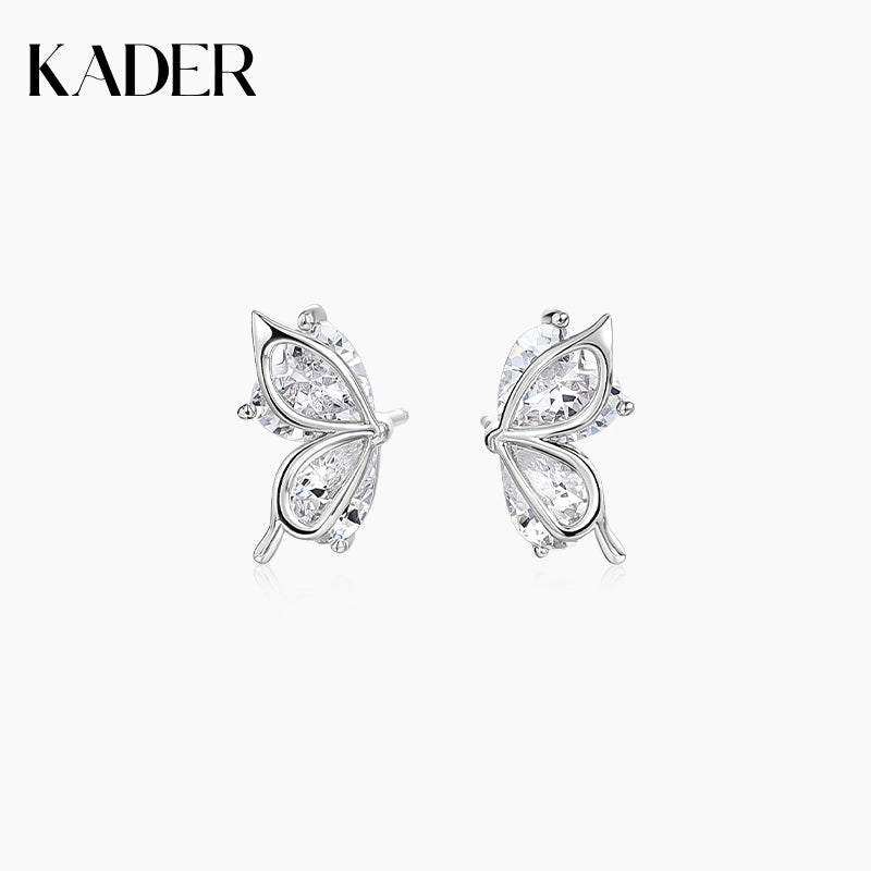 KADER Simple Butterfly Stud Earrings