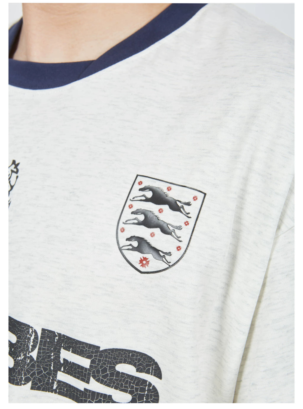 Remedy Vintage Loose Crew Neck Letter Print Tee