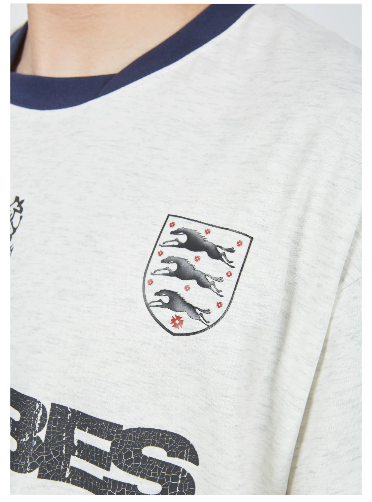 Remedy Vintage Loose Crew Neck Letter Print Tee