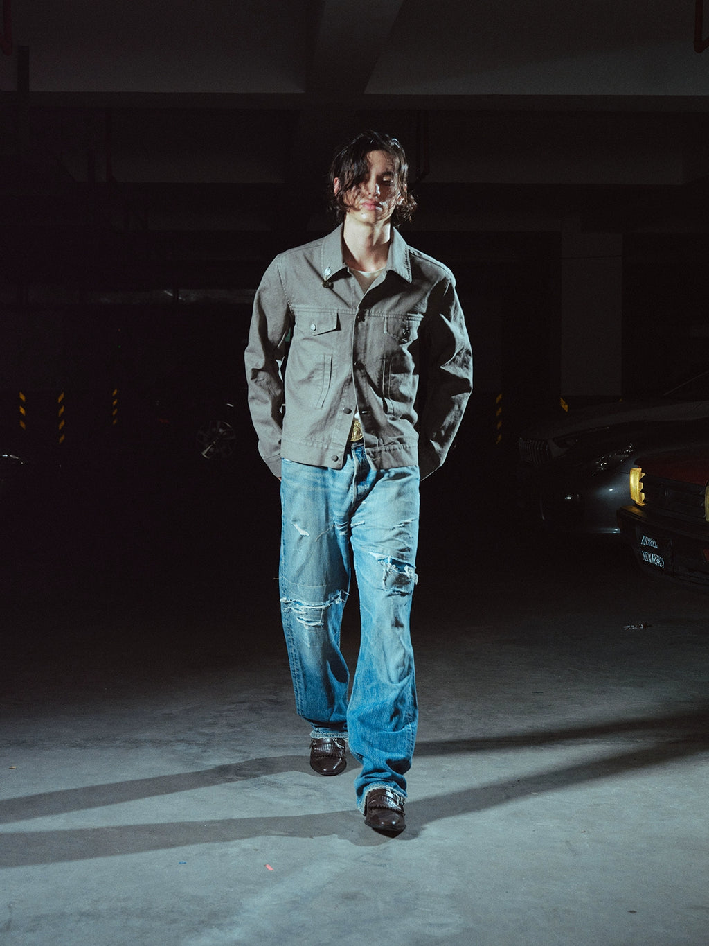 RICHILL Coin Print Canvas Jacket