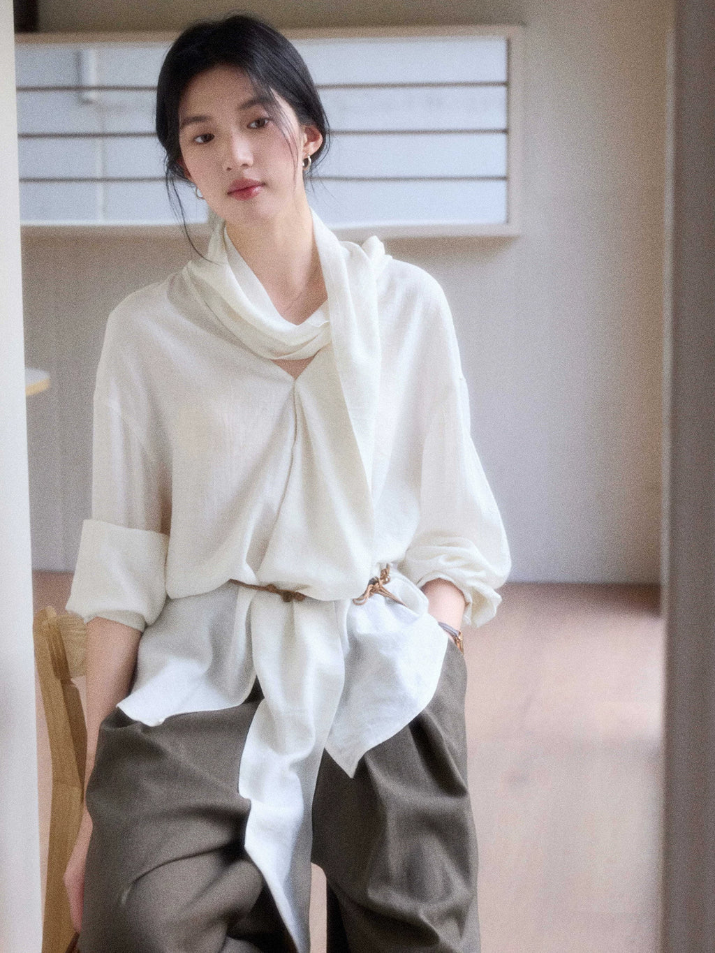 TYANG Streamer Loose Shirt