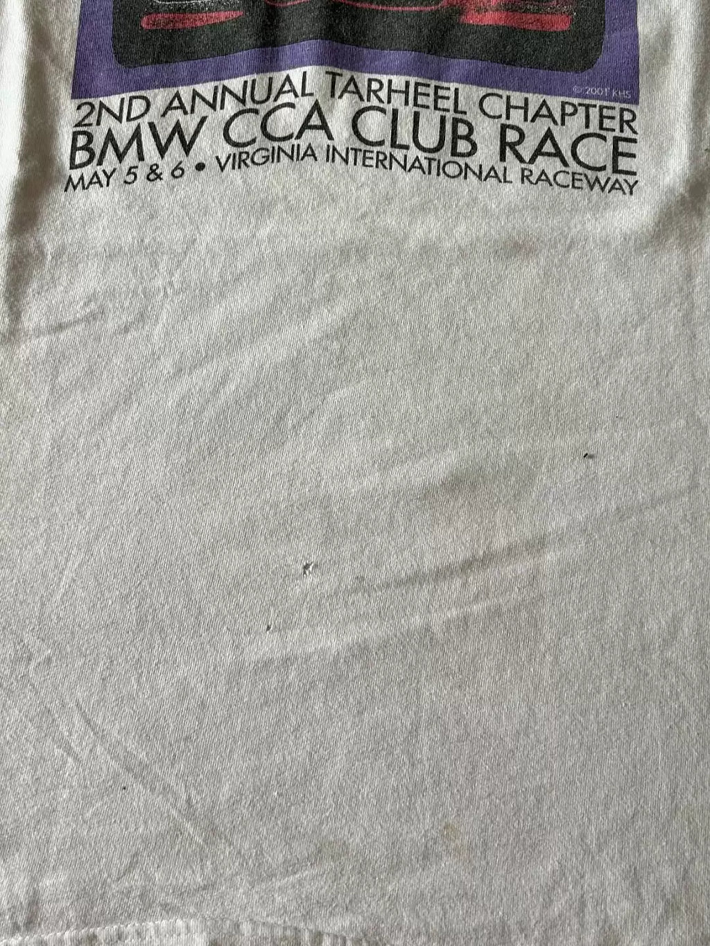 Wang Youbing Racing Illustration Printing Casual Tee