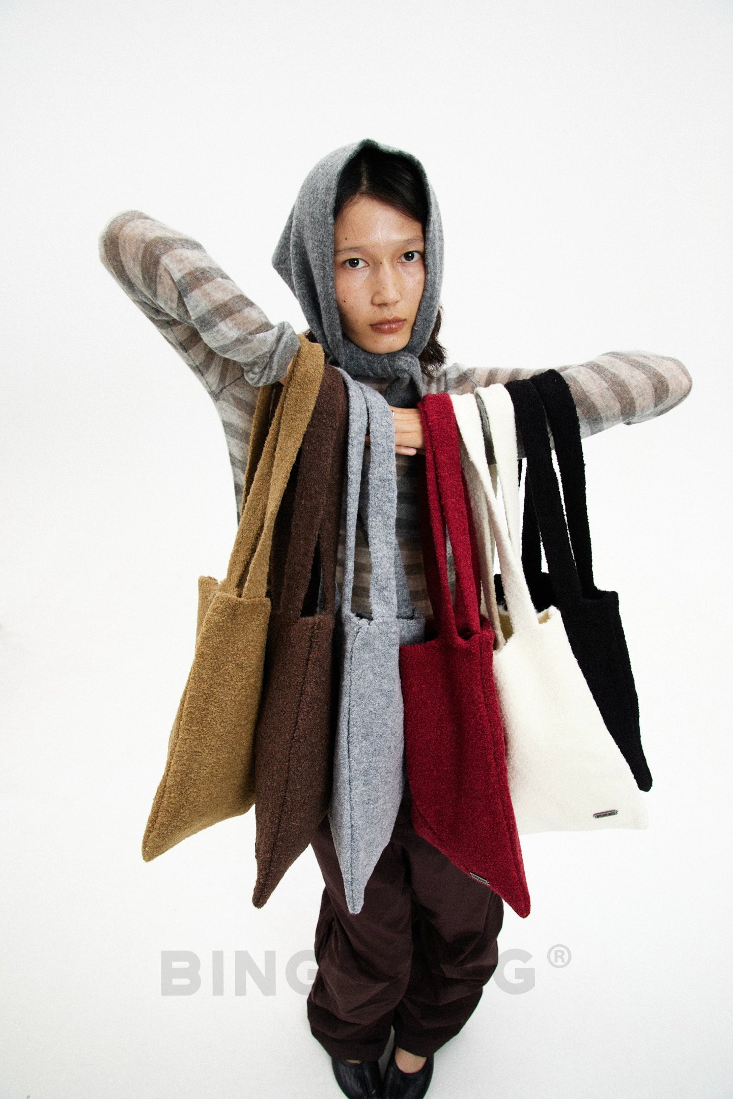 BINGBONG Korean Retro Handbag