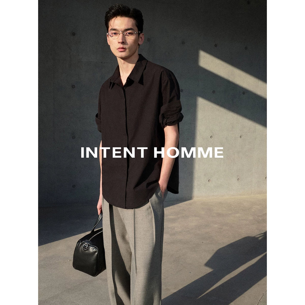 INTENT Casual Versatile Short Sleeve Shirt