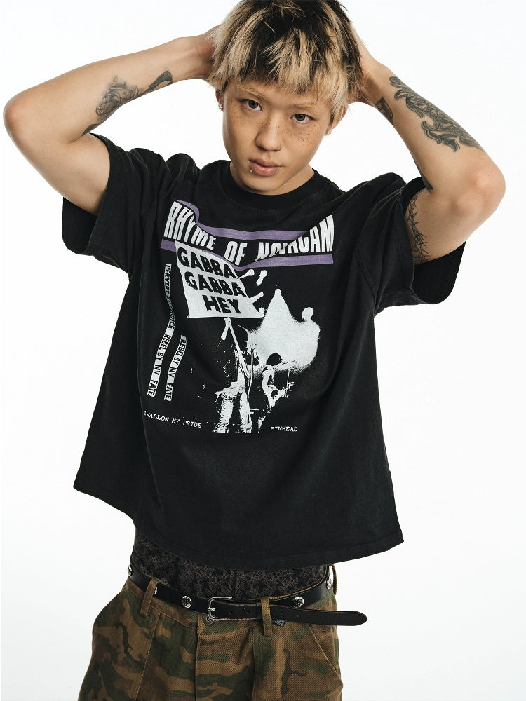 NOVACAM vintage reverse stitch Tee