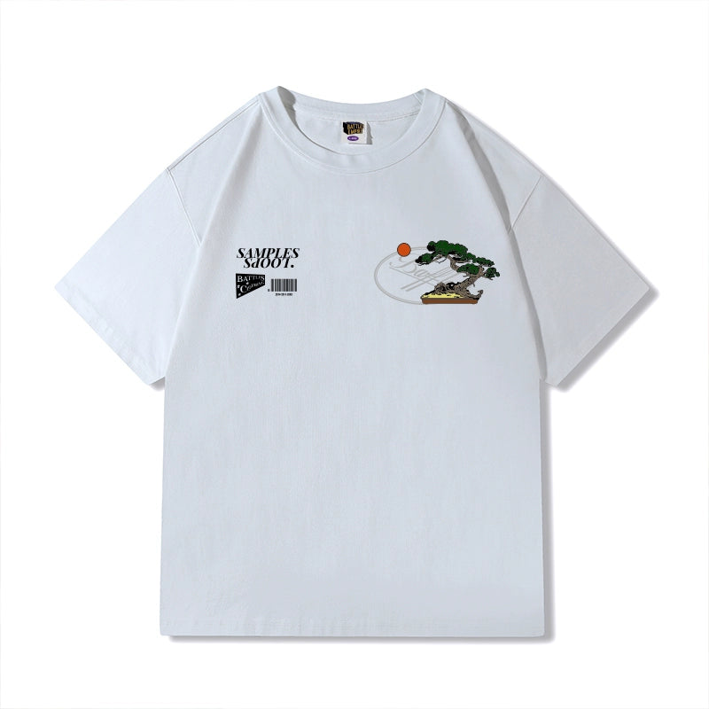 Battles Potted Sparrow Retro Casual Tee