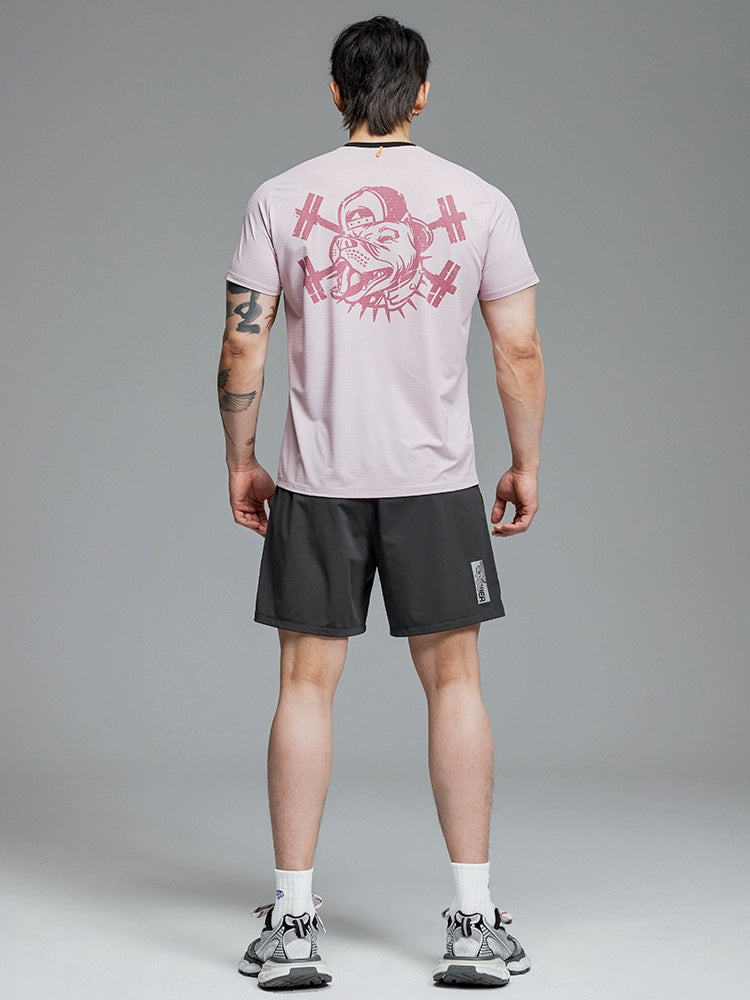 Muscle Dog Elastic Breathable Thin Sports Fitness Clothing