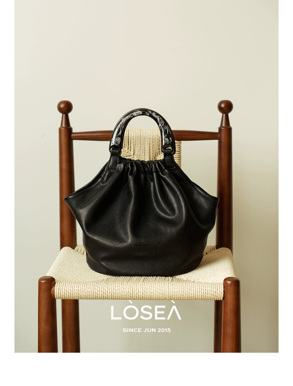 LOSEA Oriental Aesthetic Vegetable Basket Tote Bag