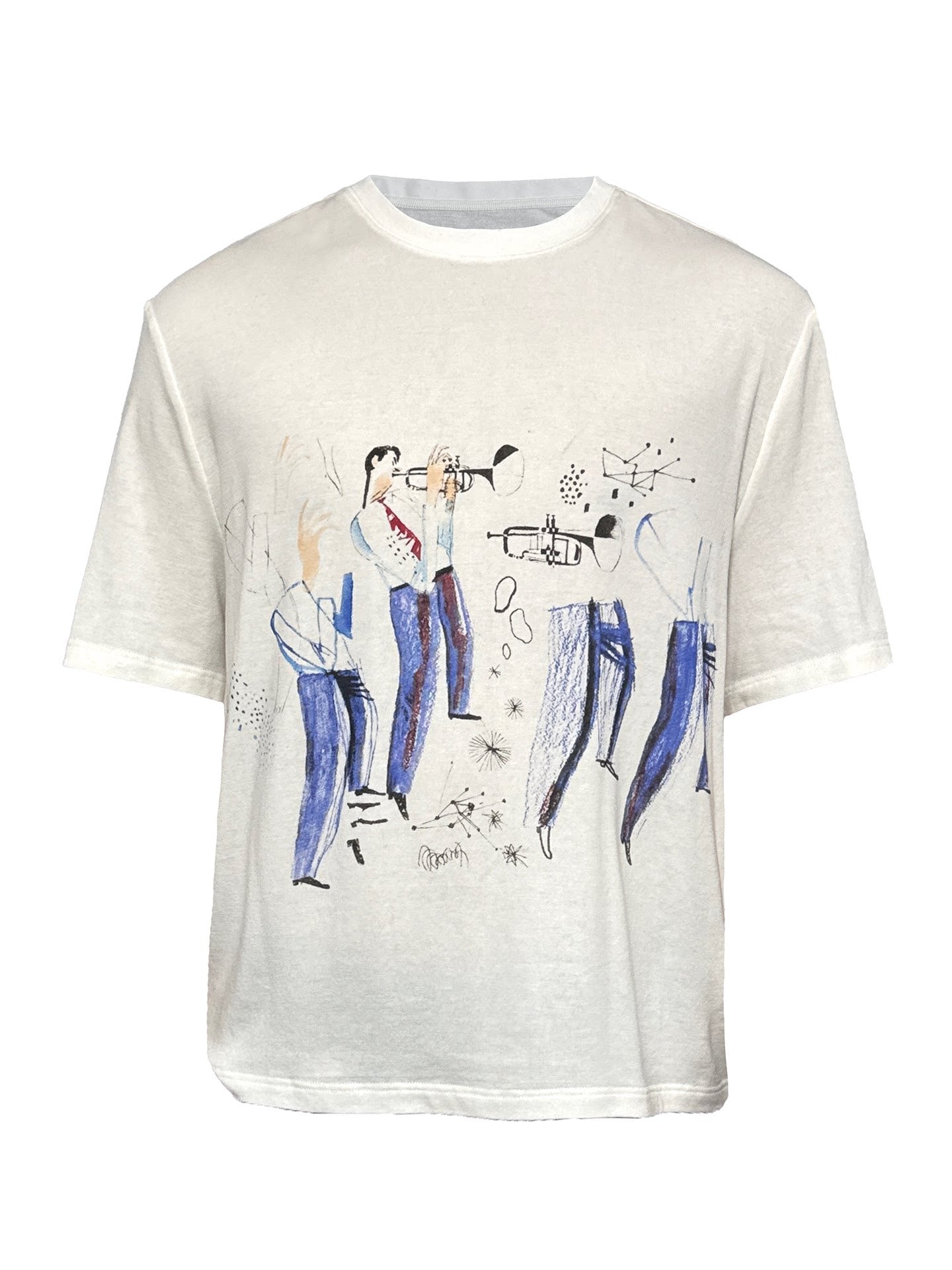 JCAESAR Movement Print Casual Tee