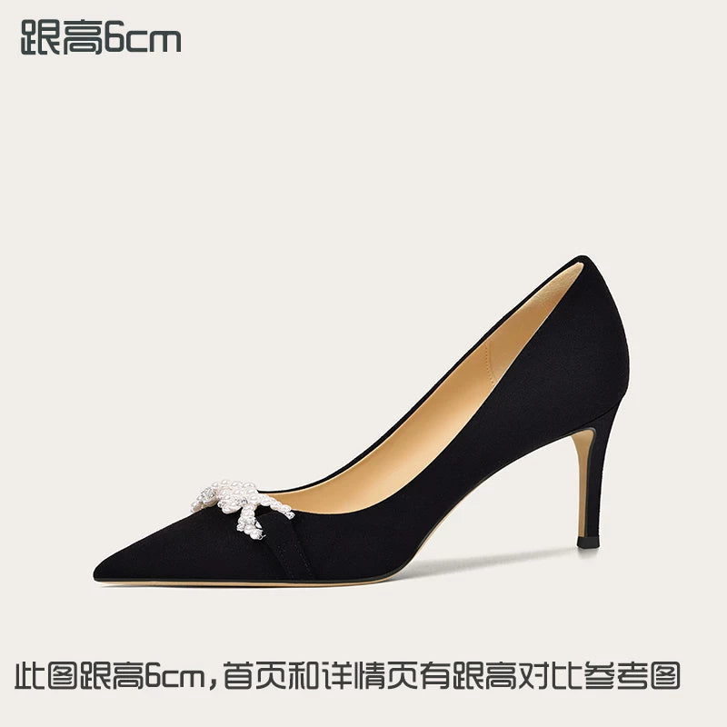 Lily Wei Temperament Versatile High Heels