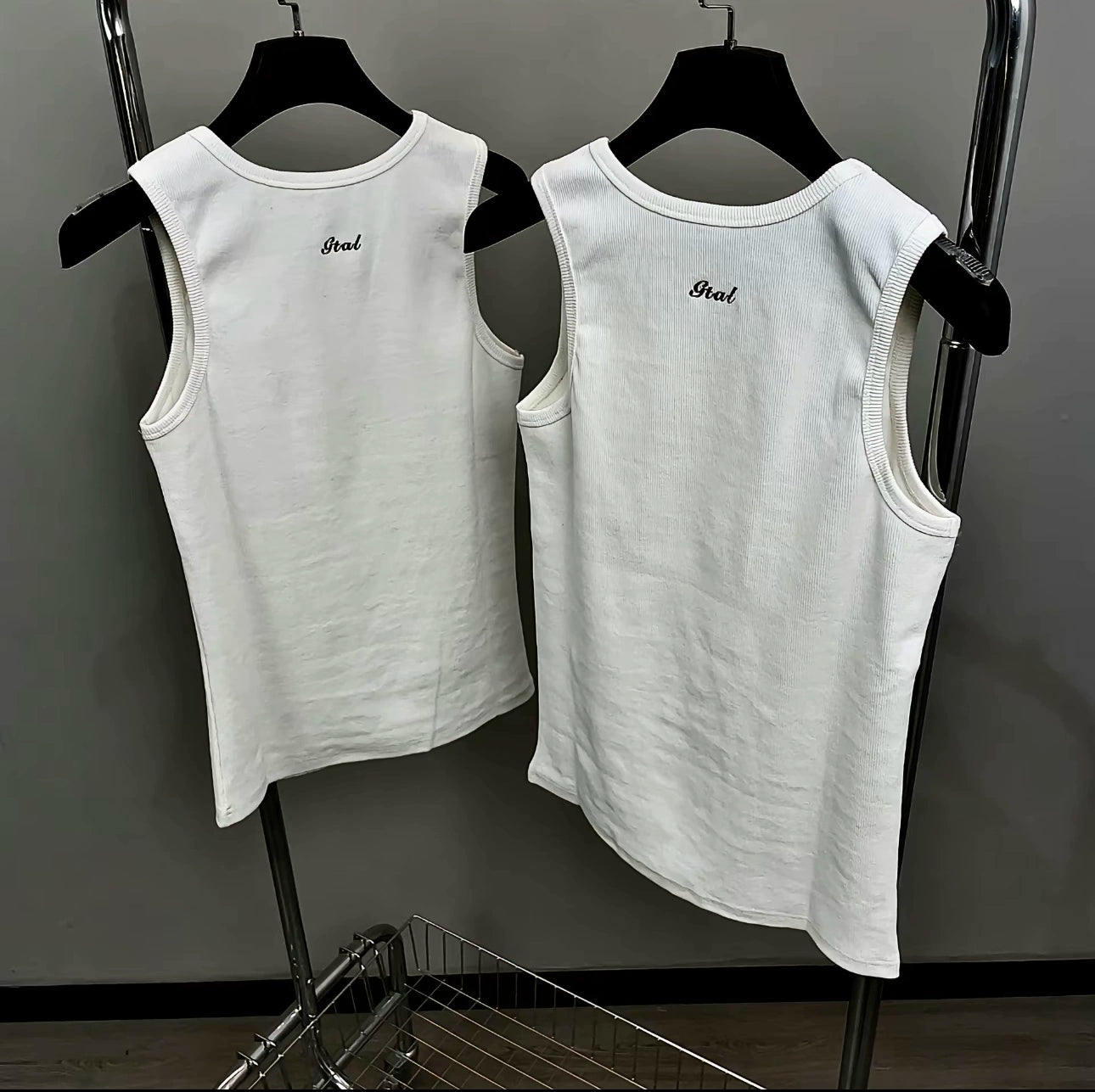 GTAL Threaded Bottom Shirt Sleeveless Tee