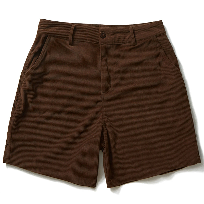 Remedy Vintage Embroidered Corduroy Casual Shorts