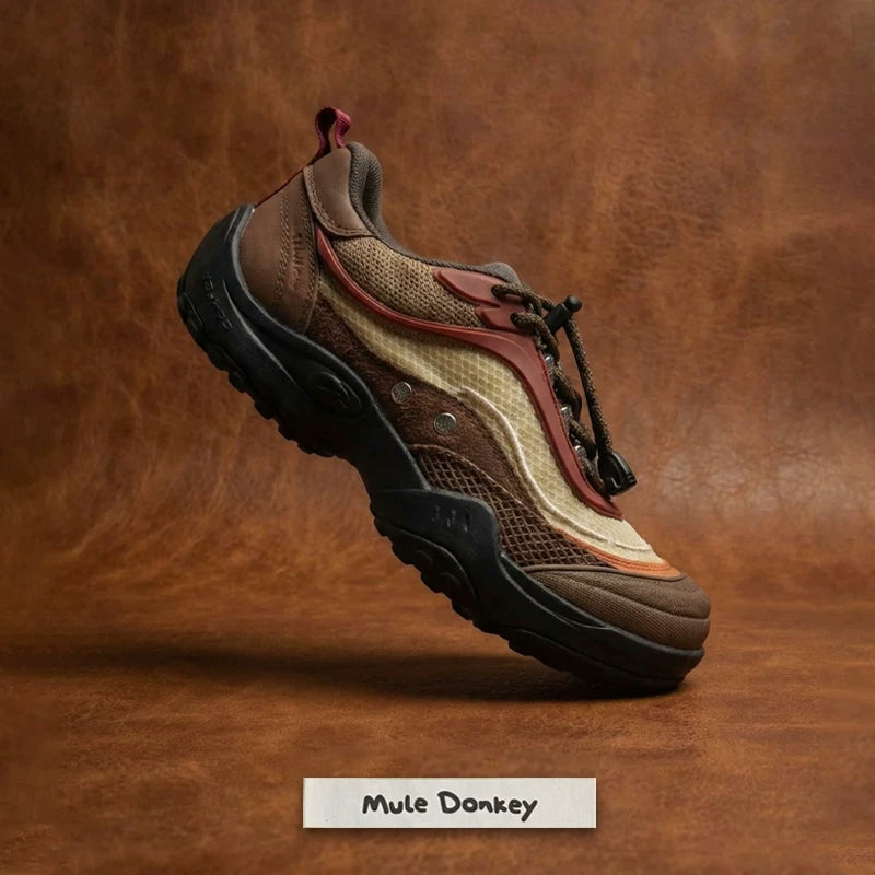 Donkey Retro Color Matching Platform Sneakers