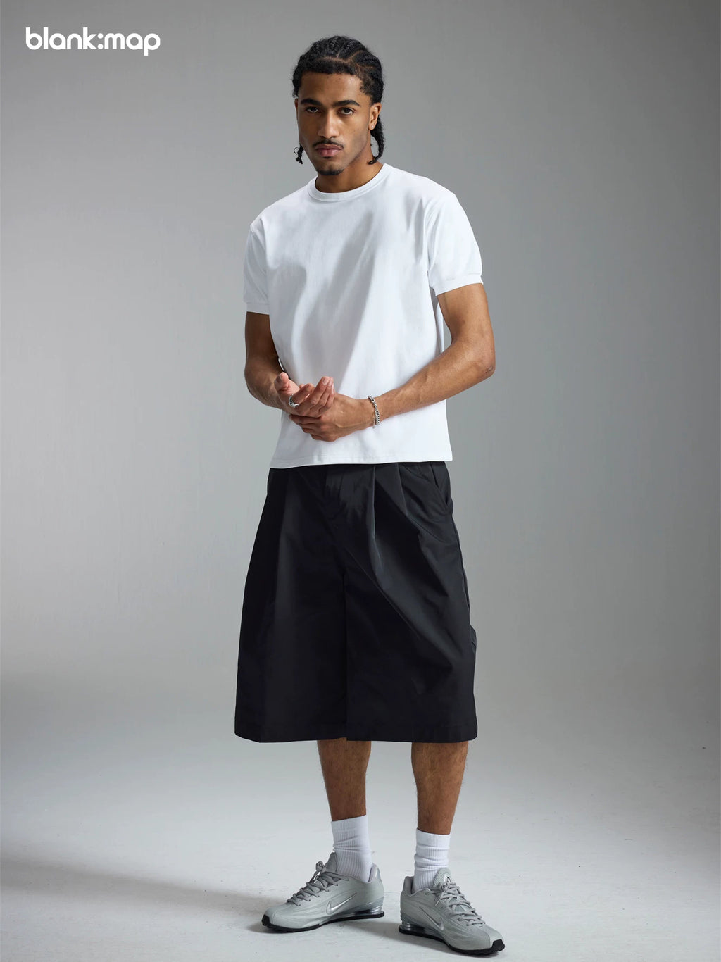 Blank Map Slim Casual Sports Tee