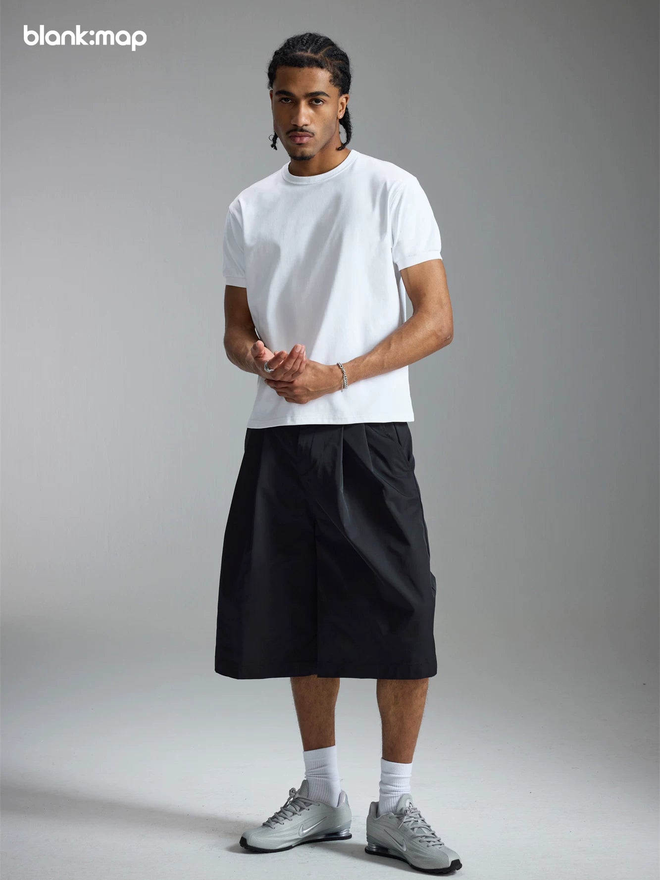 Blank Map Slim Casual Sports Tee