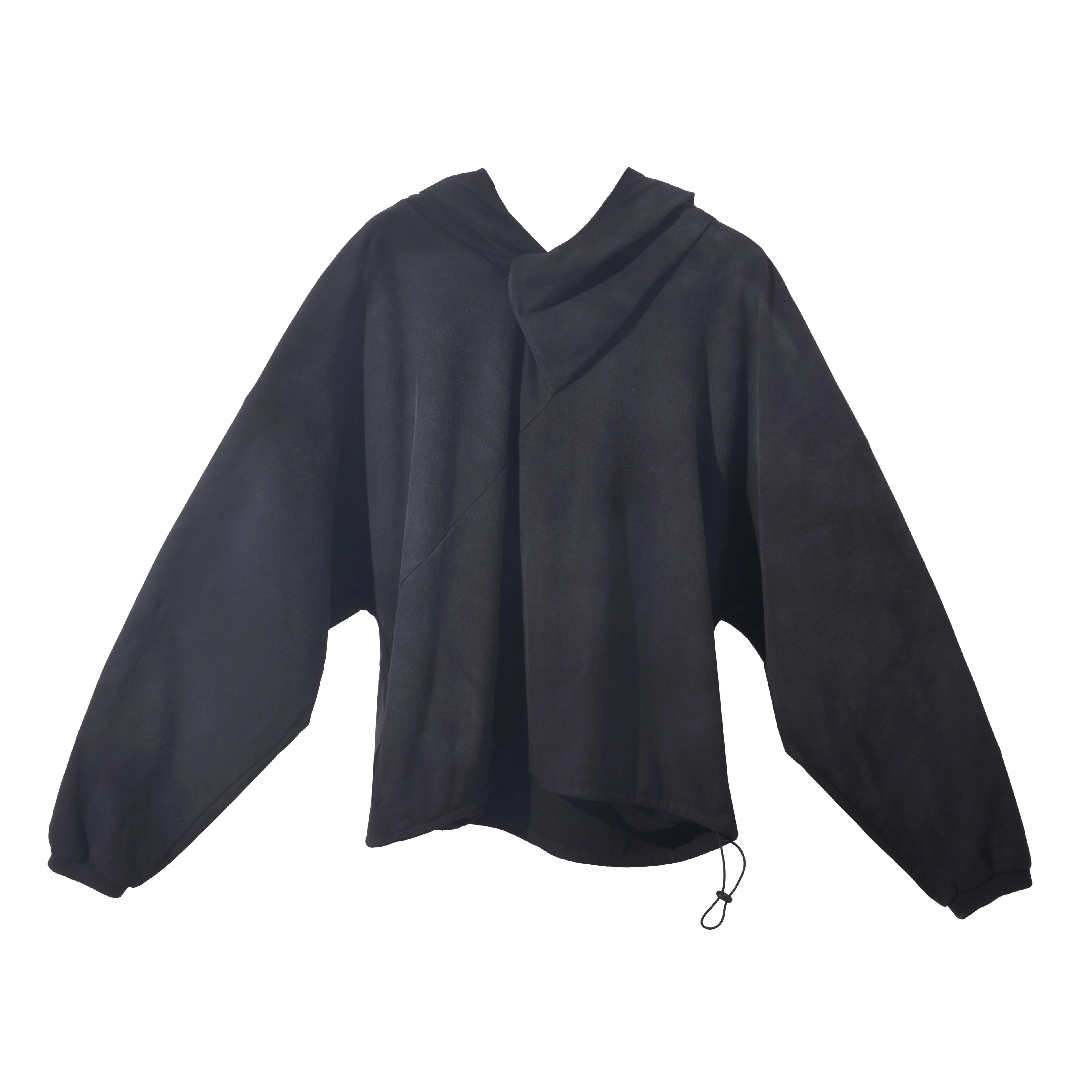Terrawear Vintage Short Wide Casual Hooded Sweater