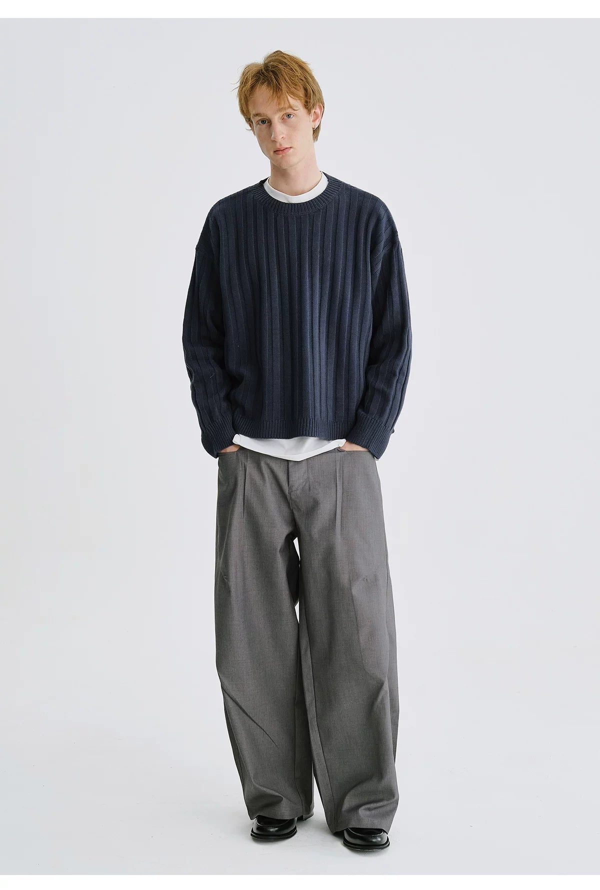 LIVINGTOWN Casual Versatile Loose Straight Pants