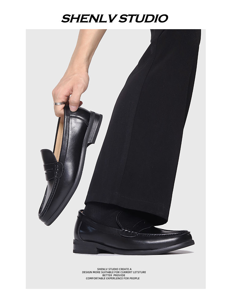 SHENLV STUDIO Business One-pedal Loafers