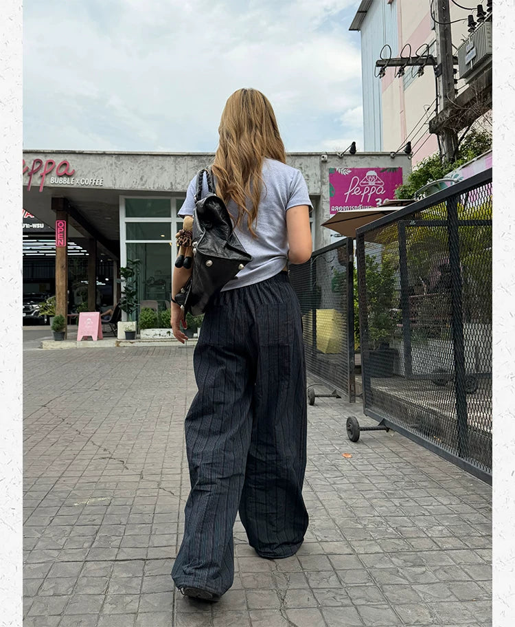 CCYE Striped Thin Casual Pants