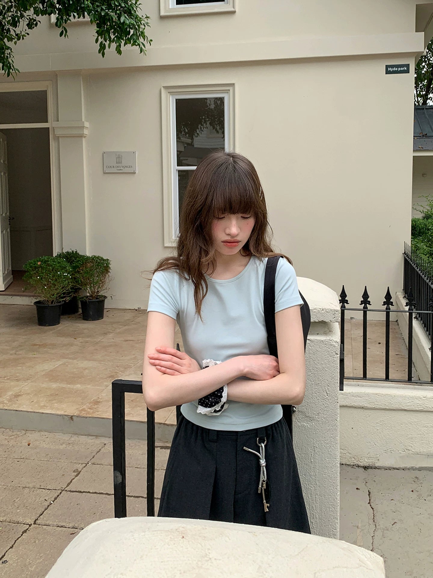 KANO Bow Back Hollow Tee