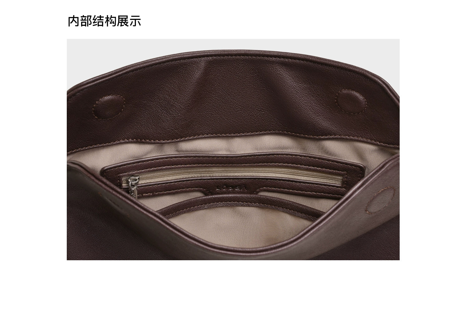 LOSEA Premium Vintage Special-Shaped Buckle Underarm Bag