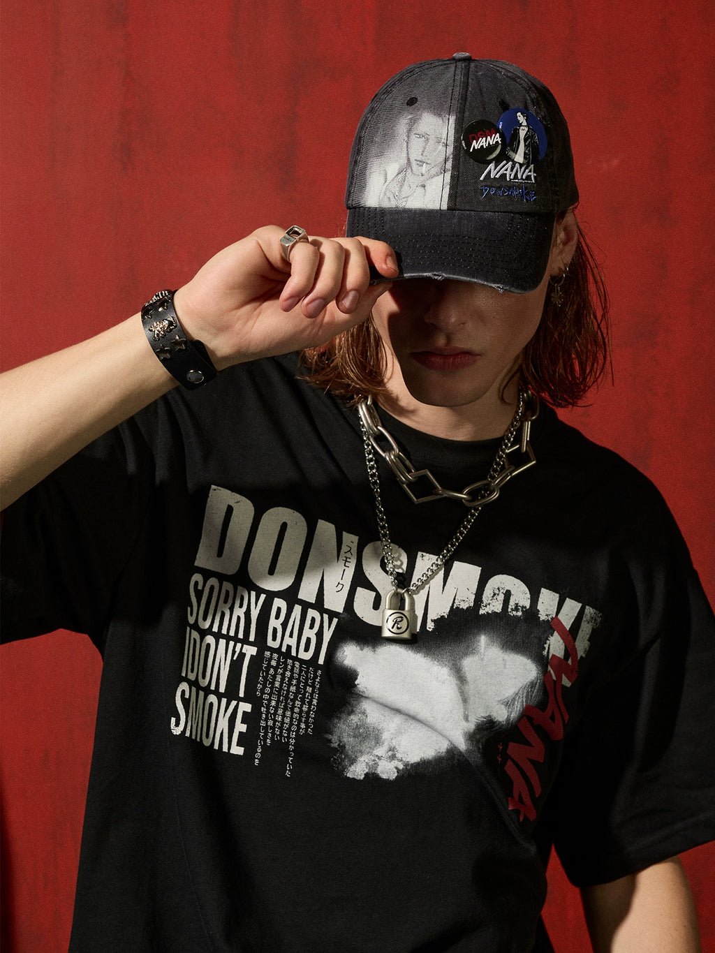 DSM Removable Badge Washed Portrait Cap