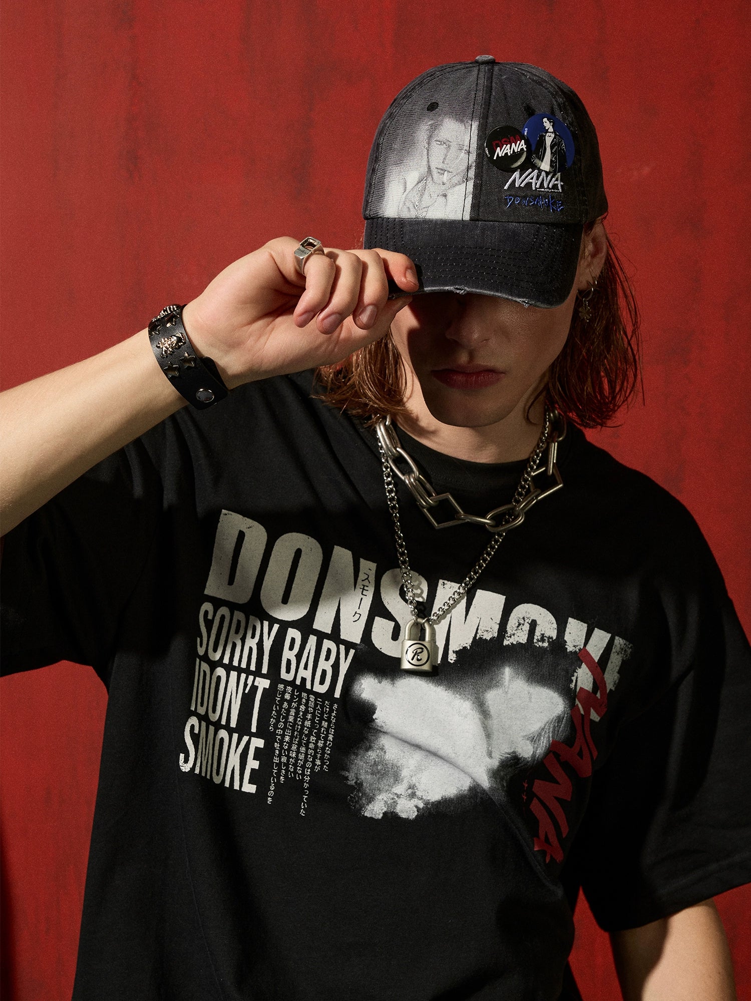 DSM Removable Badge Washed Portrait Cap