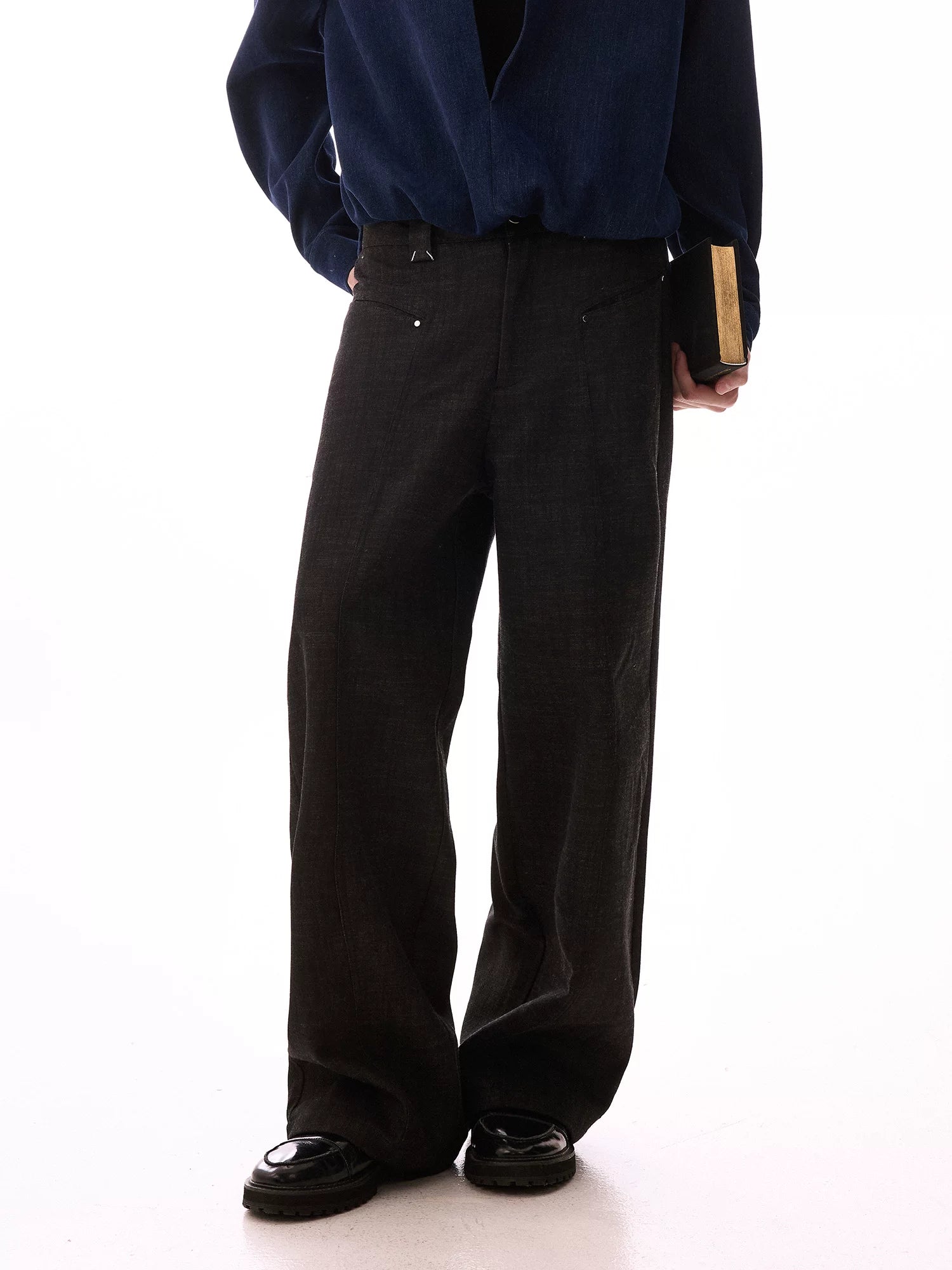 CHOR Straight Versatile Loose Wide Leg Jeans