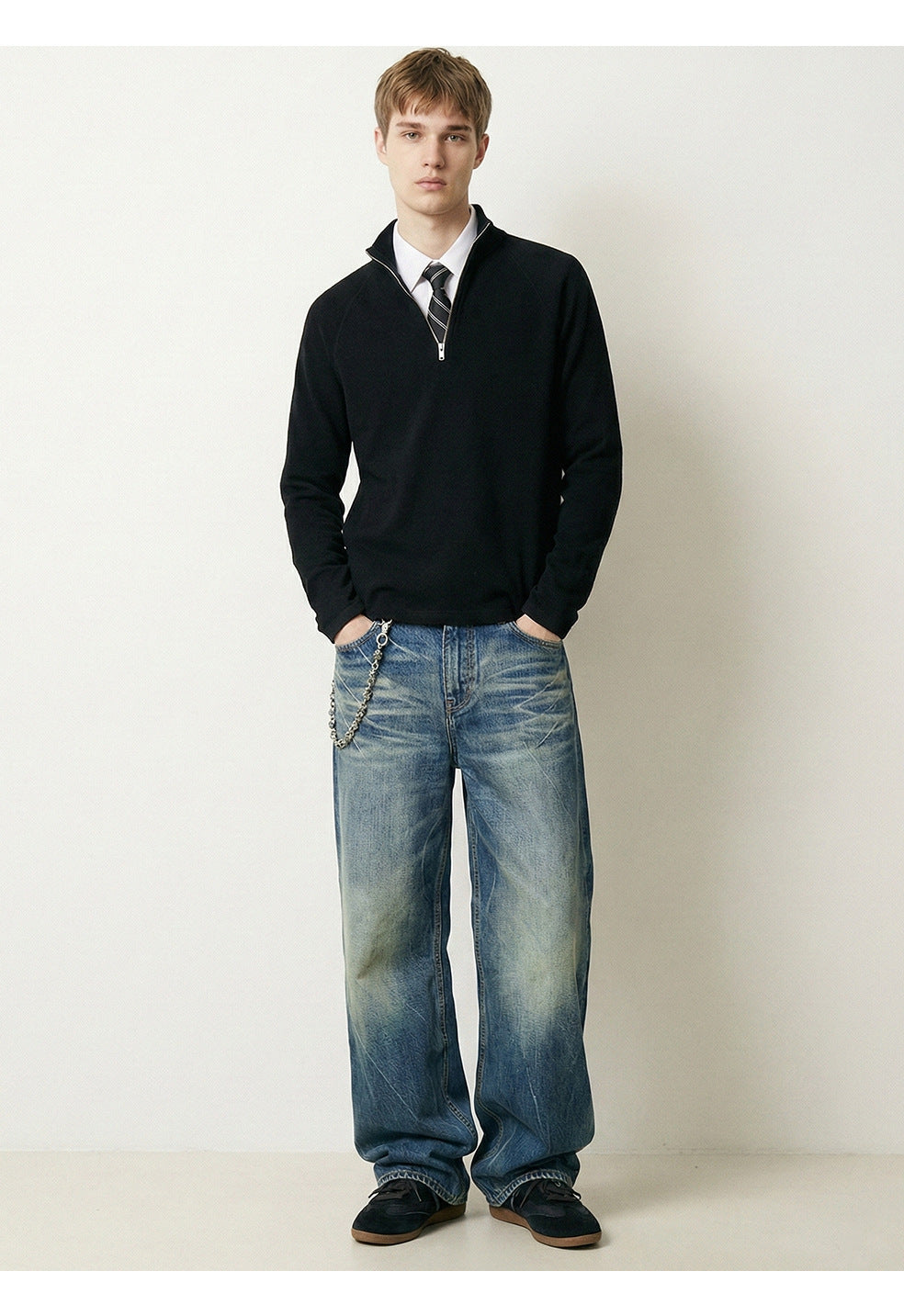 MADEEXTREME Casual Commuter Stretch-knit Long Sleeves