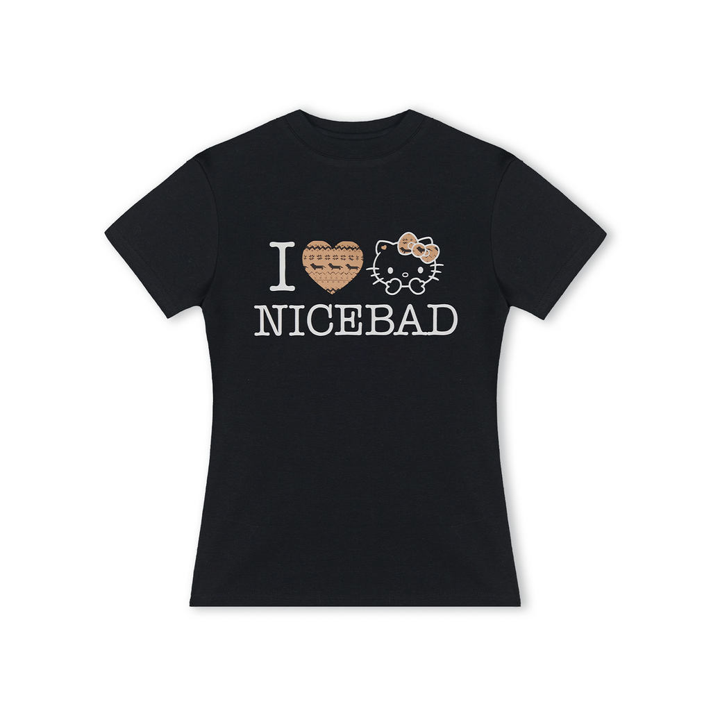 NICEBAD Fair Island KT Cat Slim Versatile Tee