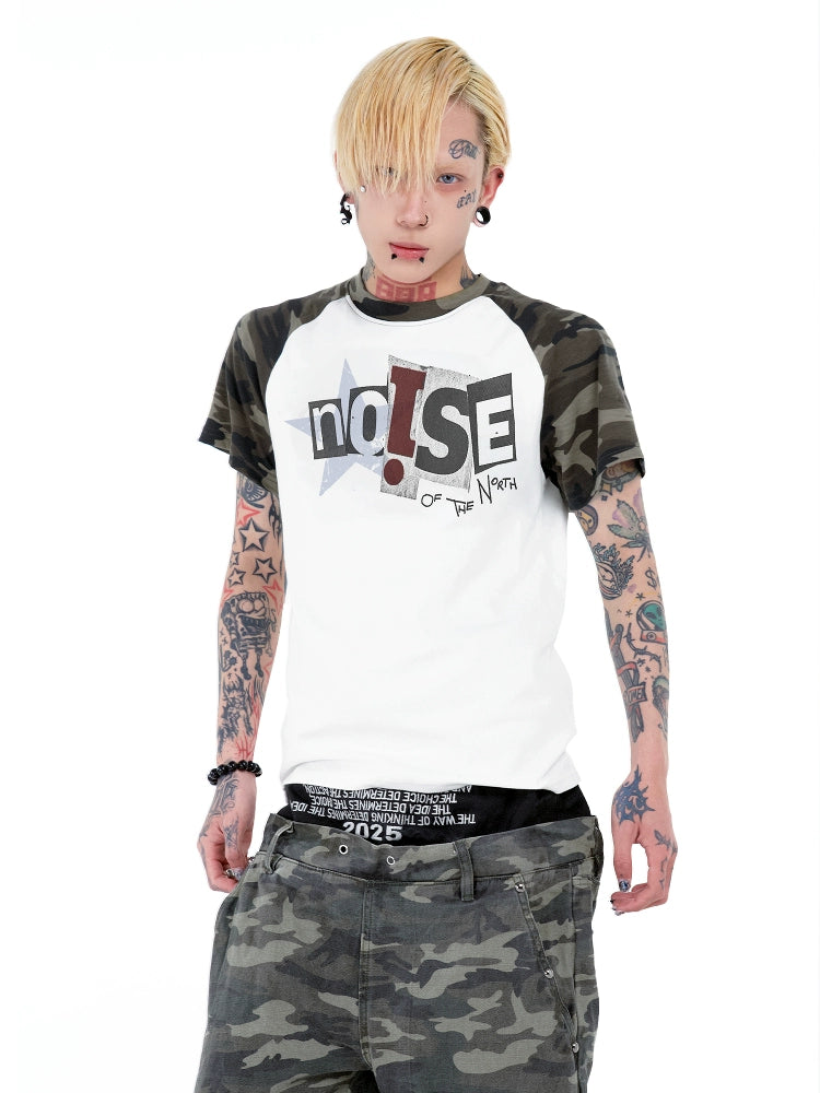 DETW Light Sub-camouflage Splicing Shoulder Tee