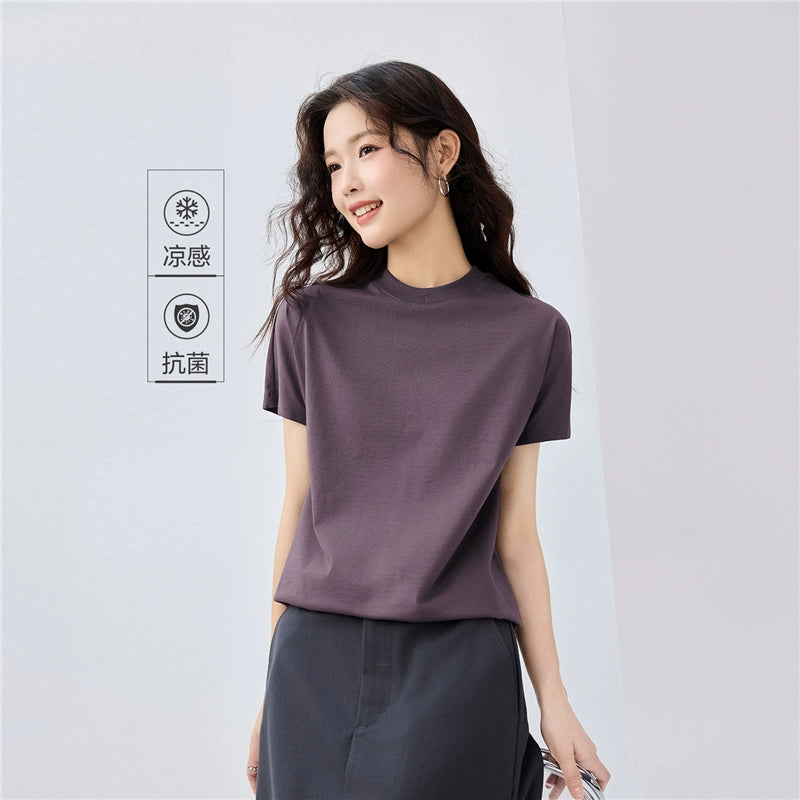 Giordano Cool Small Turtleneck Shoulder Tee