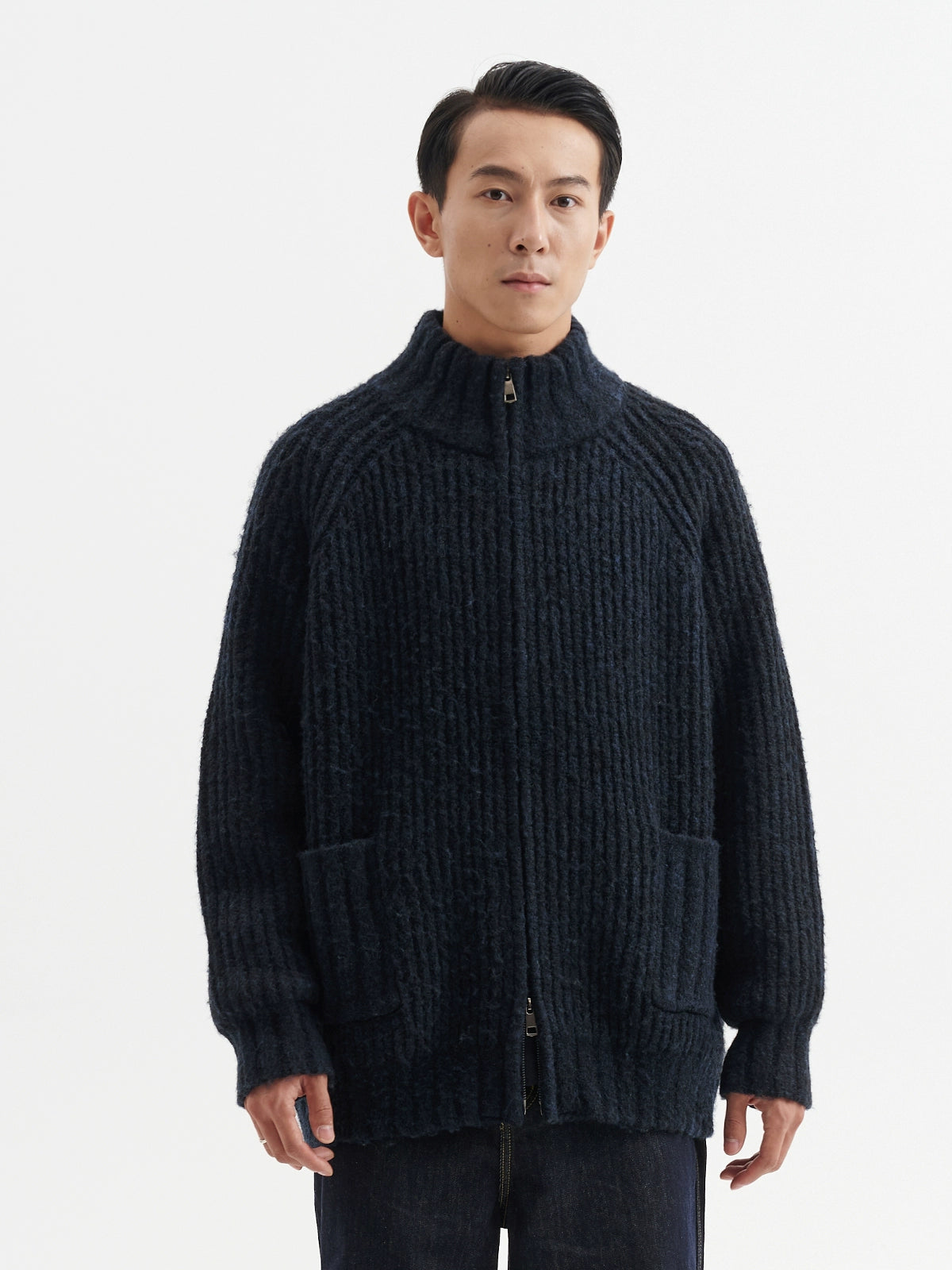 BUTTBILL Casual Vintage Loose Sweater Jacket