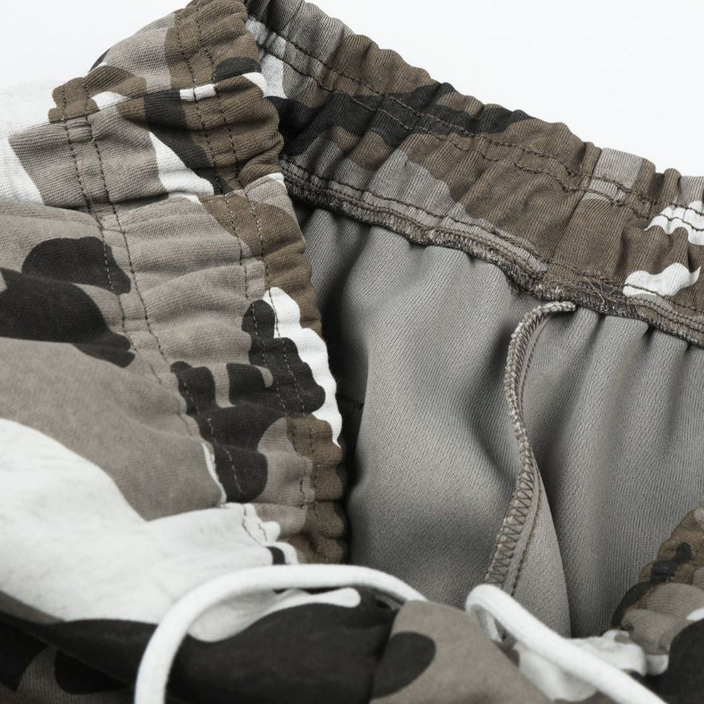 11KN Retro Camouflage Straight Wide-leg Pants