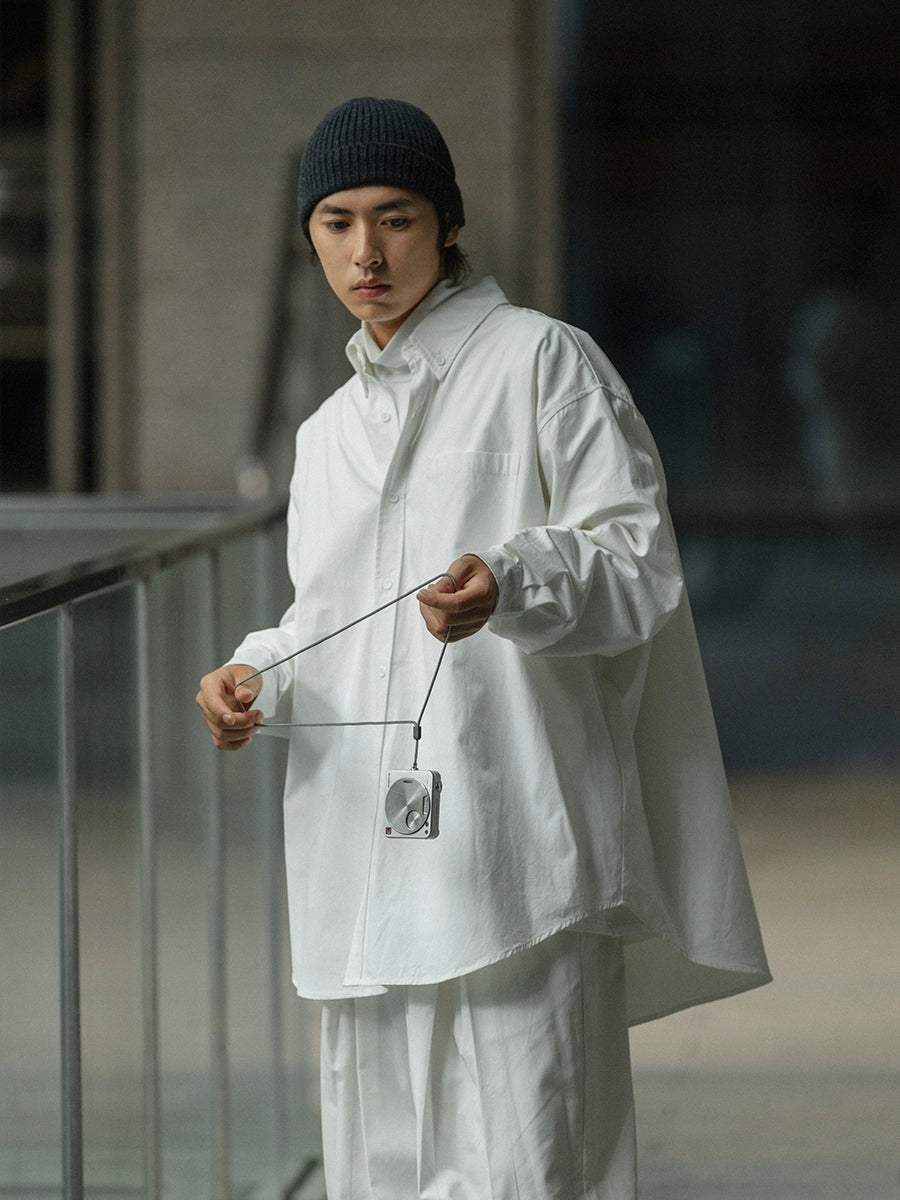 NOEAR Loose Silhouette Vintage Shirt