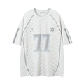 BeOurRule Vintage Tire Striped Sports Tee