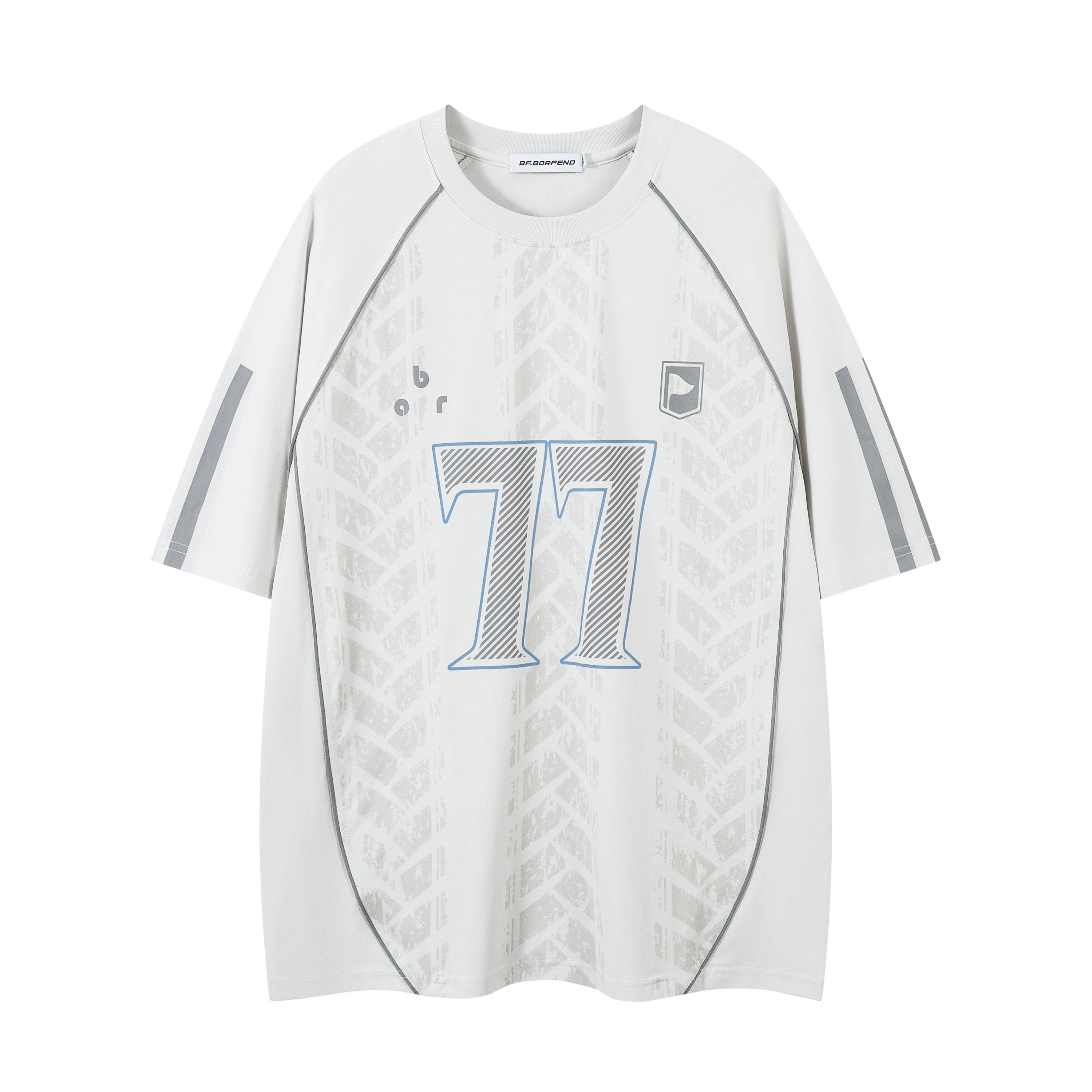 BeOurRule Vintage Tire Striped Sports Tee