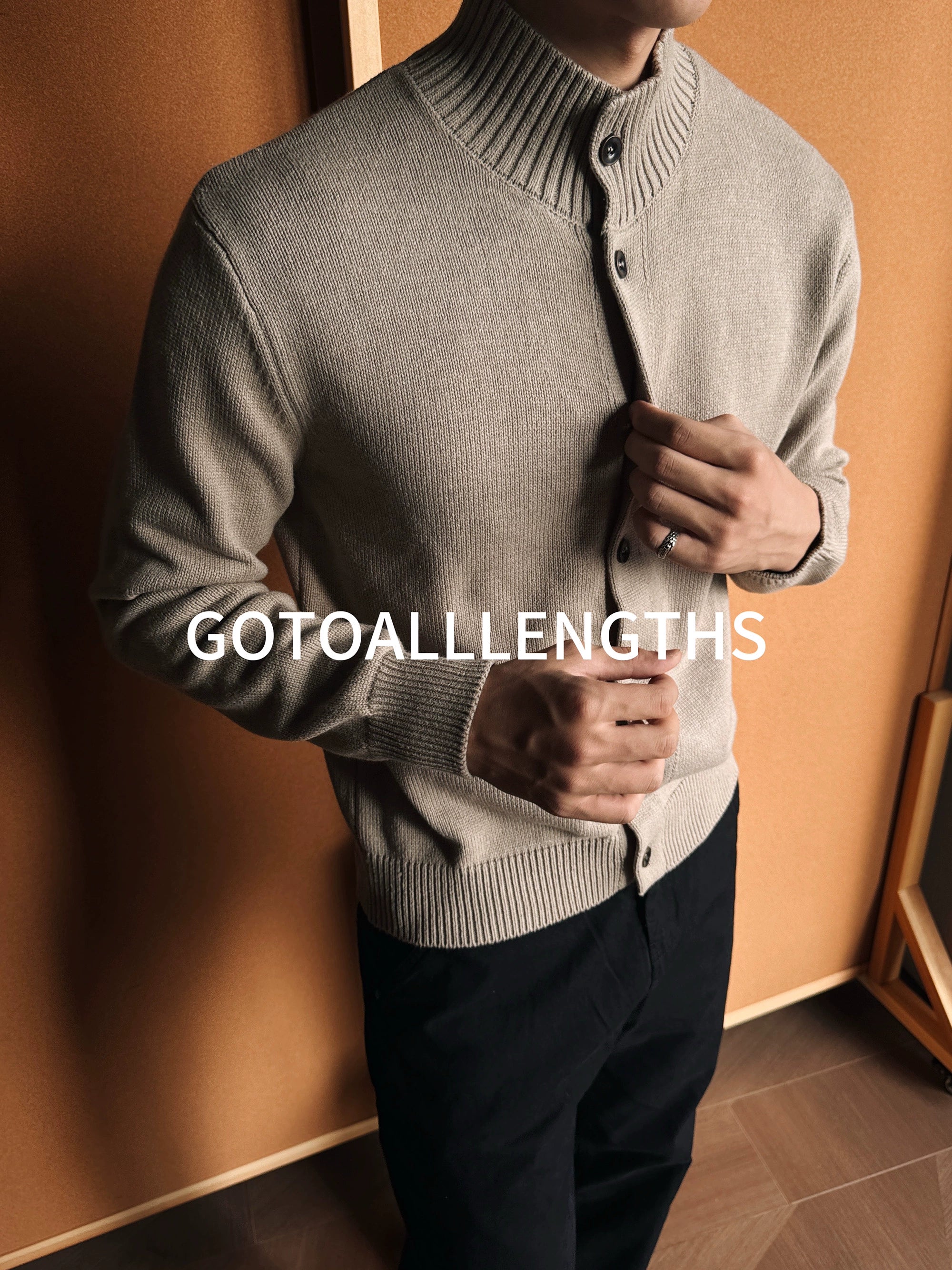 GTAL Casual Button-up Sweater