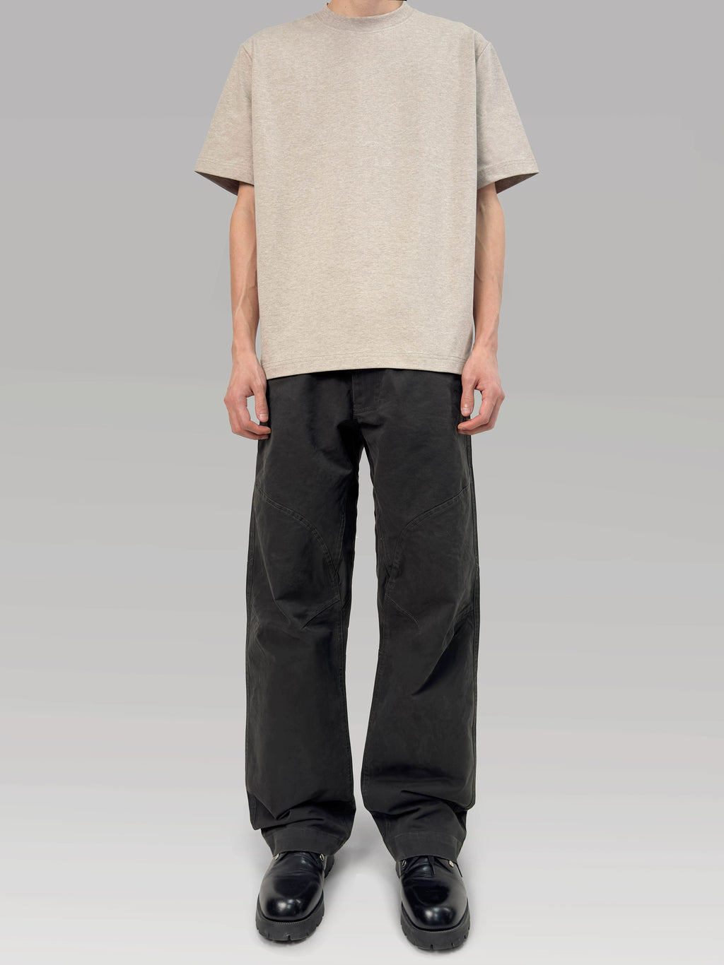 PLUS NO LOGO Washing Tooling Straight Loose Trousers