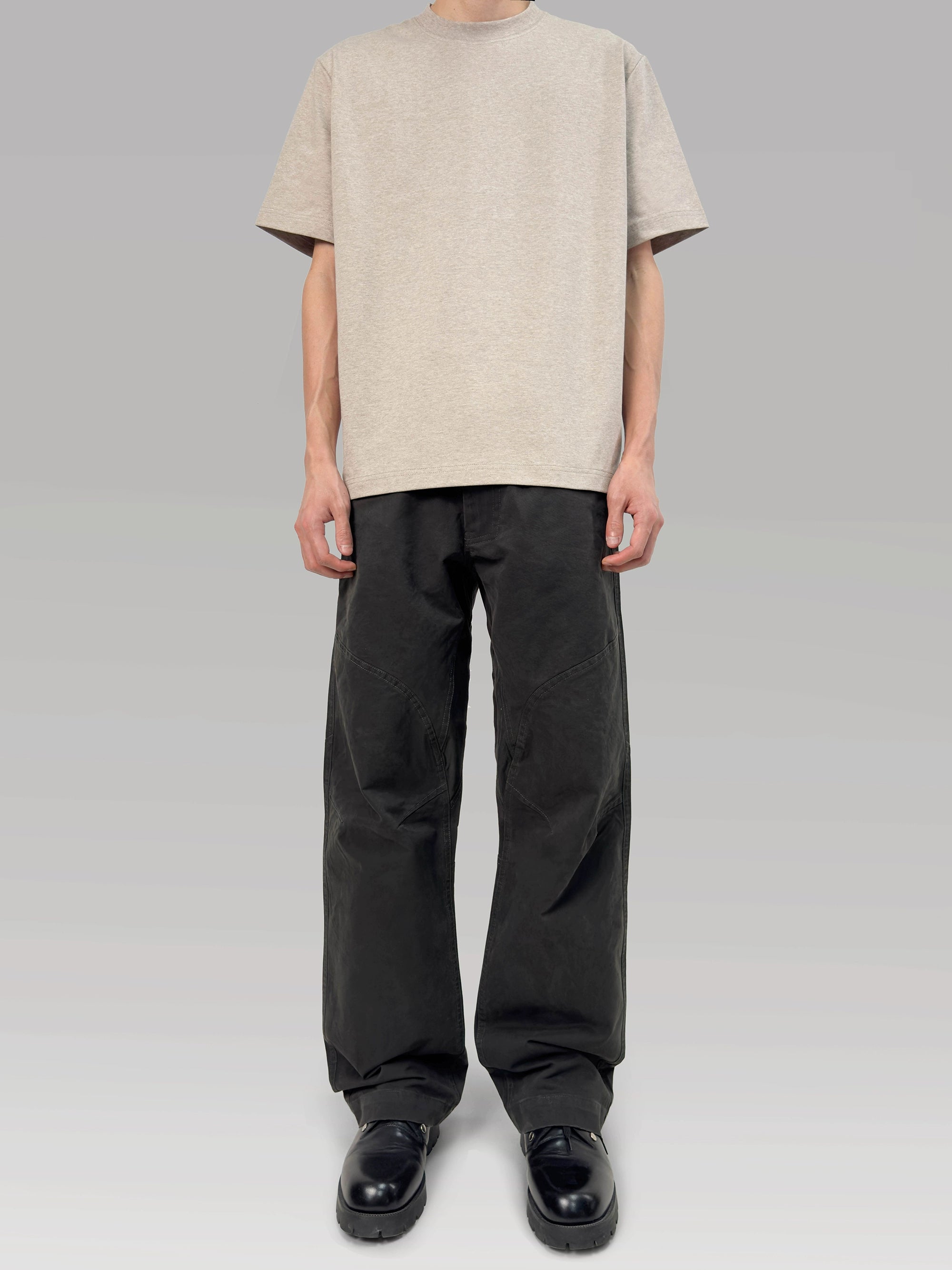 PLUS NO LOGO Washing Tooling Straight Loose Trousers