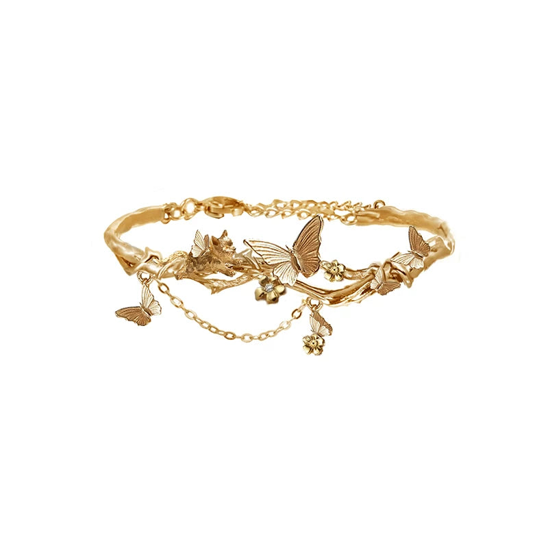 MASW Fashion Bracelet Creative Butterfly Cat Bracelet