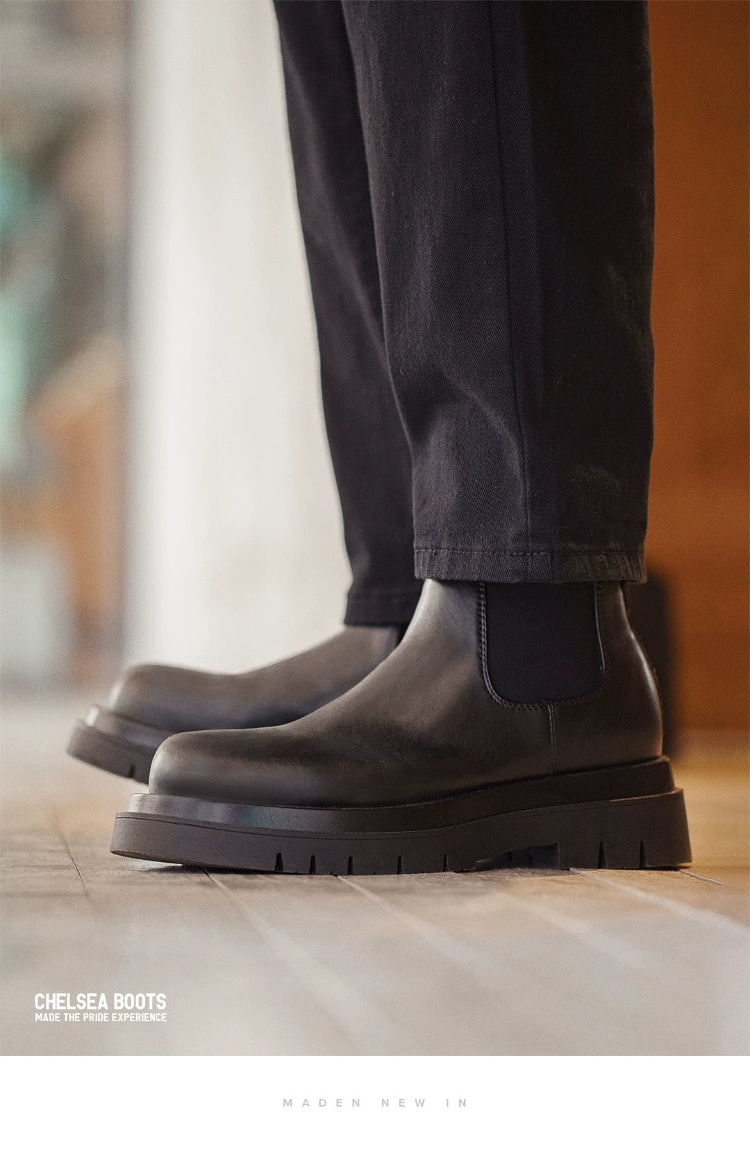 Madden Pedals Thick-soled Chelsea Heightening Martin Boots