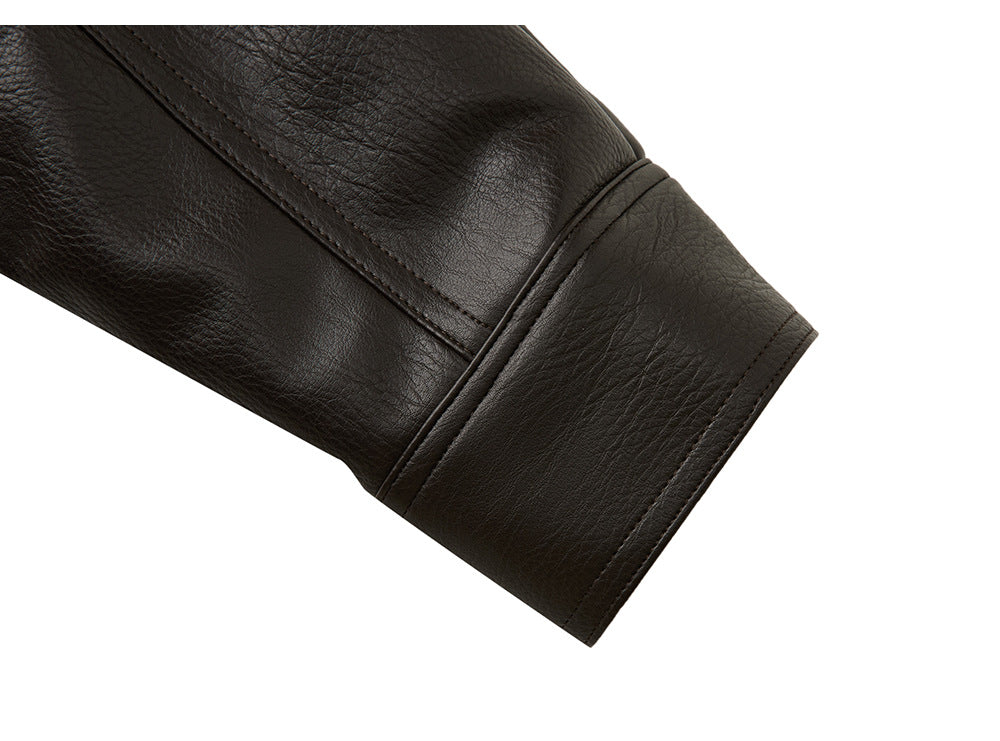 EME Retro Lapel Loose Thermal Jacket