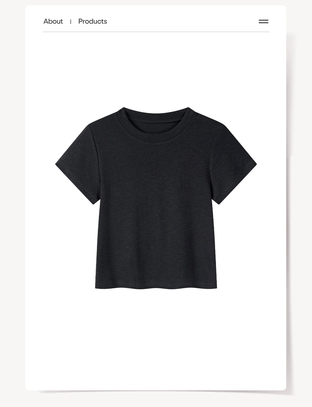 Cantonstory Casual Simple Versatile Tee